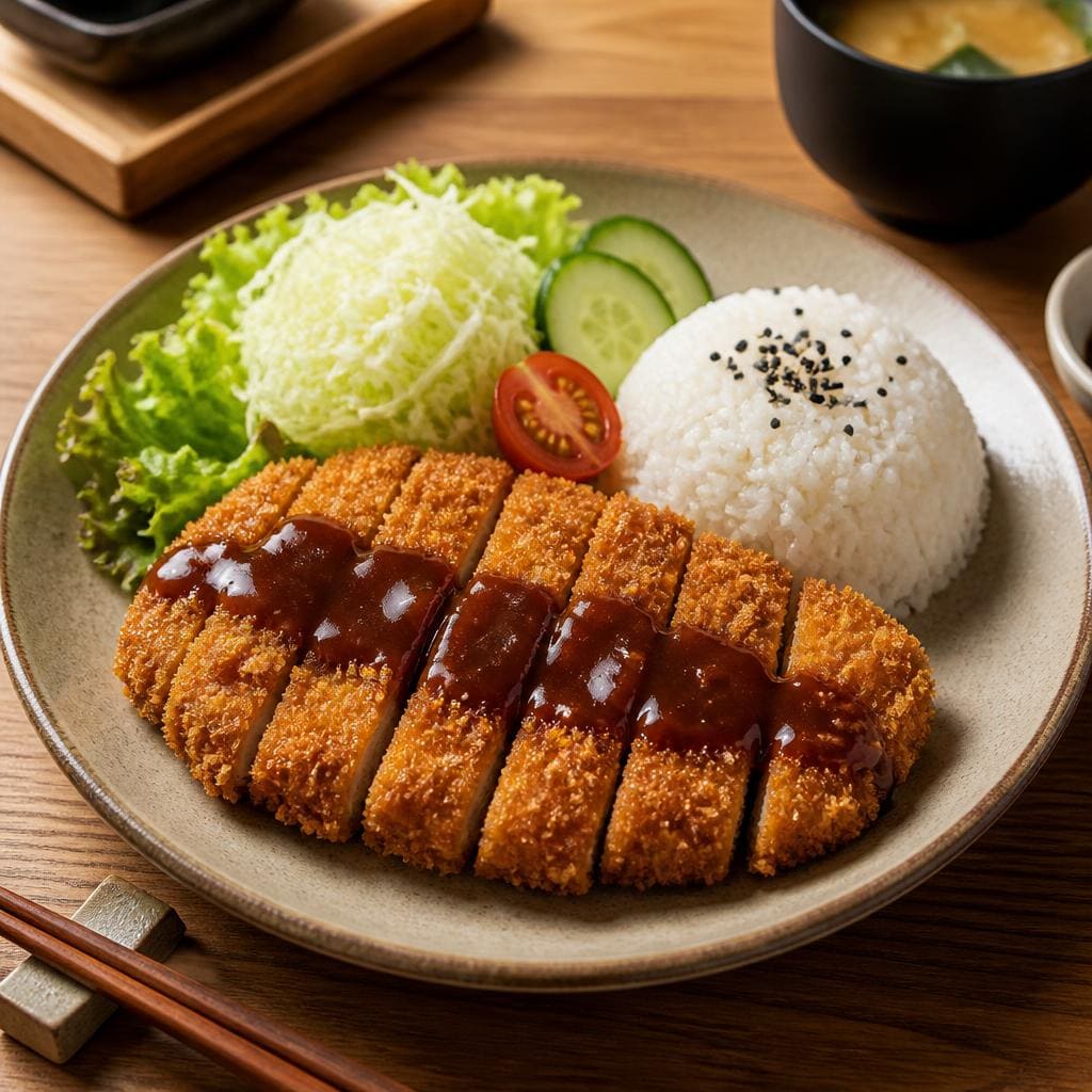 Chiken Katsu Warkop 88 dengan tekstur renyah dan saus pelengkap